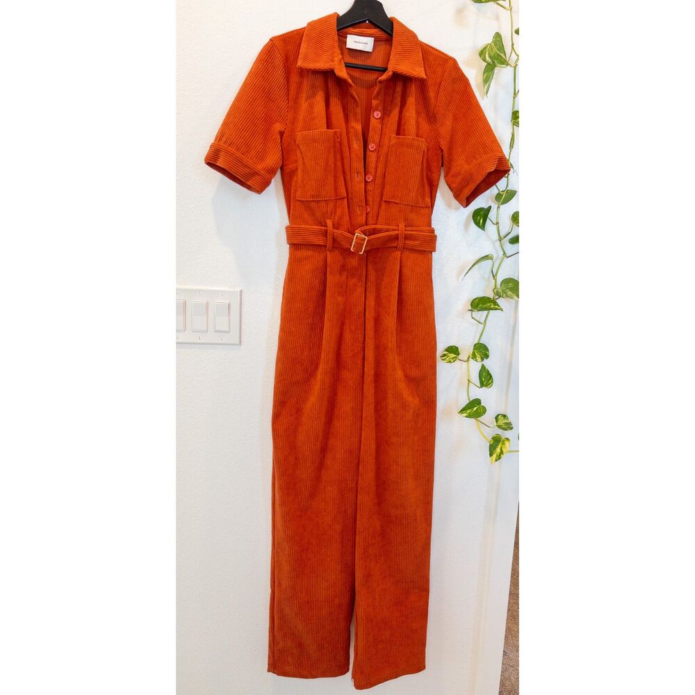 Anthropologie Corduroy Jumpsuit